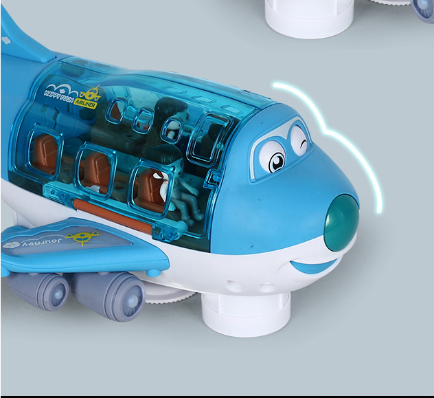 Avión eléctrico giratorio de 360 grados para niños.